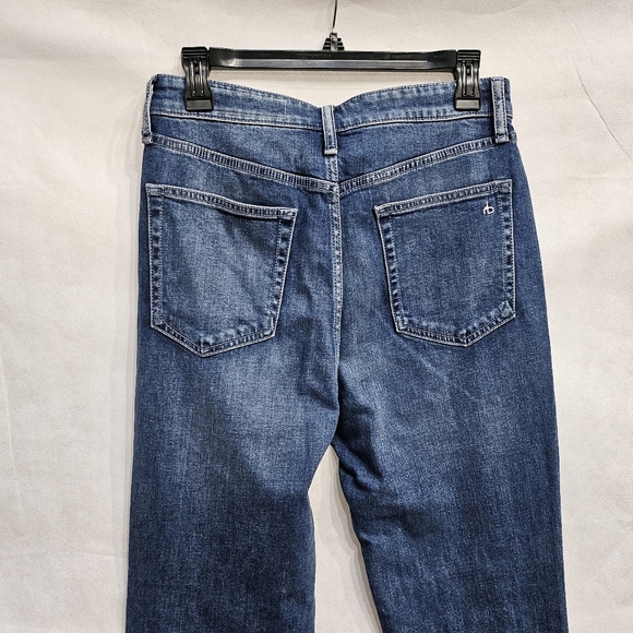 rag & bone Blue Flare Jeans - Picture 4 of 7